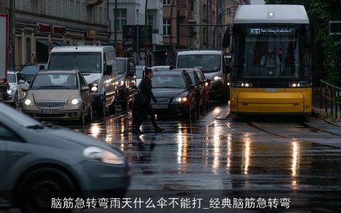 脑筋急转弯雨天什么伞不能打_经典脑筋急转弯