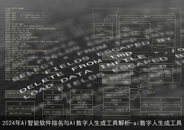 2024年AI智能软件排名与AI数字人生成工具解析-ai数字人生成工具