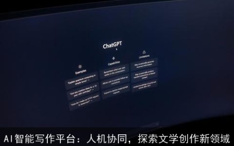 AI智能写作平台：人机协同，探索文学创作新领域