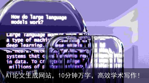 AI论文生成网站，10分钟万字，高效学术写作！