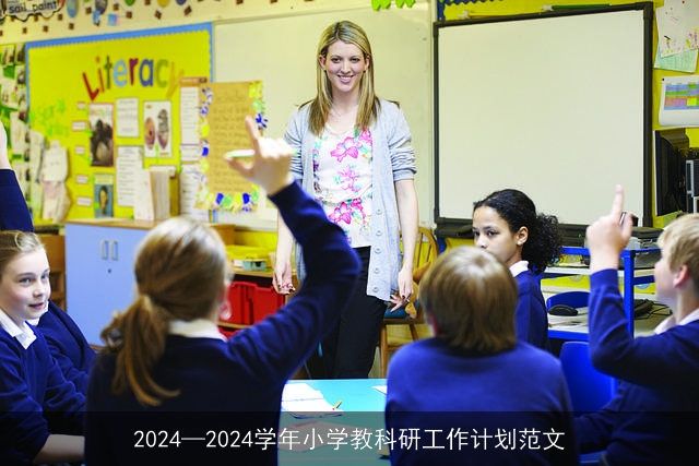 2024—2024学年小学教科研工作计划范文