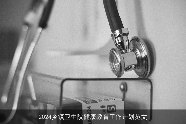 2024乡镇卫生院健康教育工作计划范文