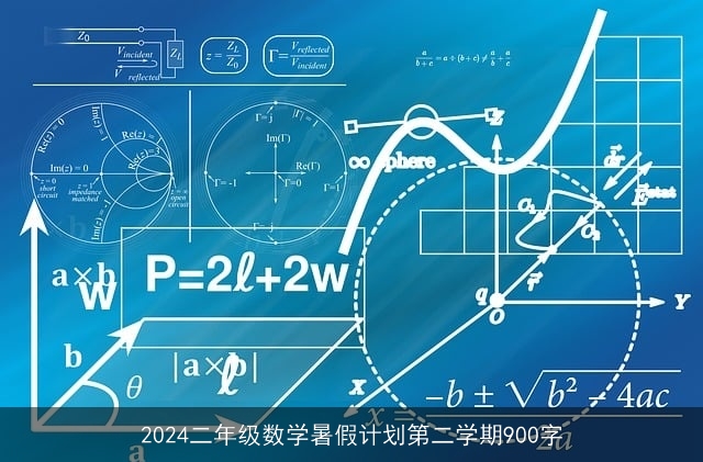 2024二年级数学暑假计划第二学期900字