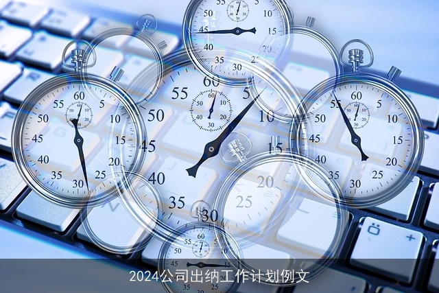 2024公司出纳工作计划例文