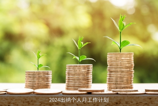 2024出纳个人月工作计划