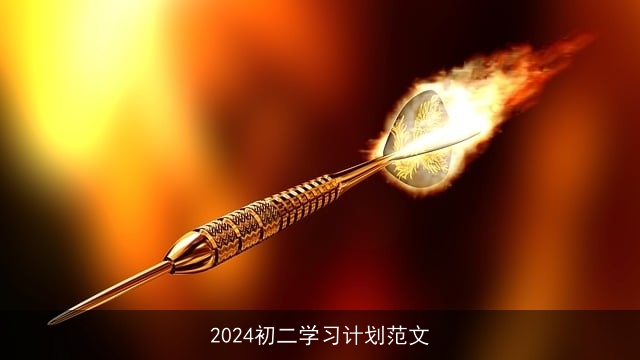 2024初二学习计划范文