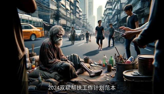 2024双联帮扶工作计划范本