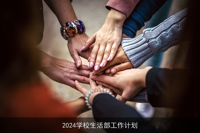 2024学校生活部工作计划