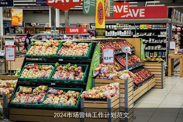 2024市场营销工作计划范文