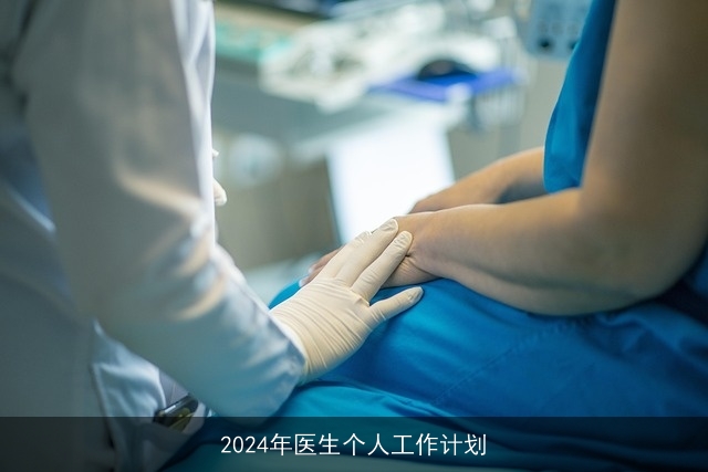 2024年医生个人工作计划