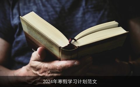 2024年寒假学习计划范文