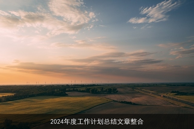 2024年度工作计划总结文章整合