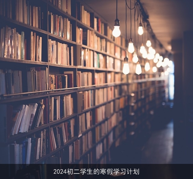 2024初二学生的寒假学习计划