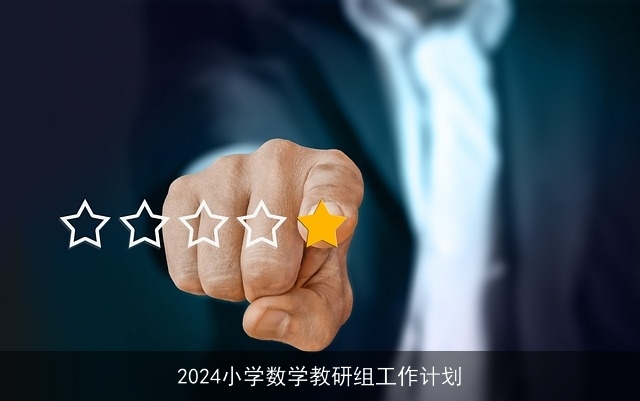 2024小学数学教研组工作计划