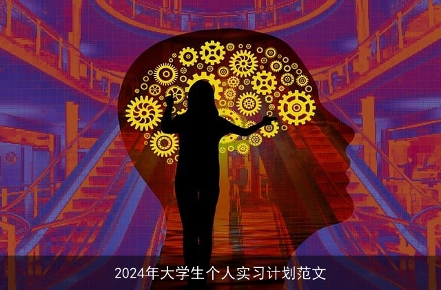 2024年大学生个人实习计划范文