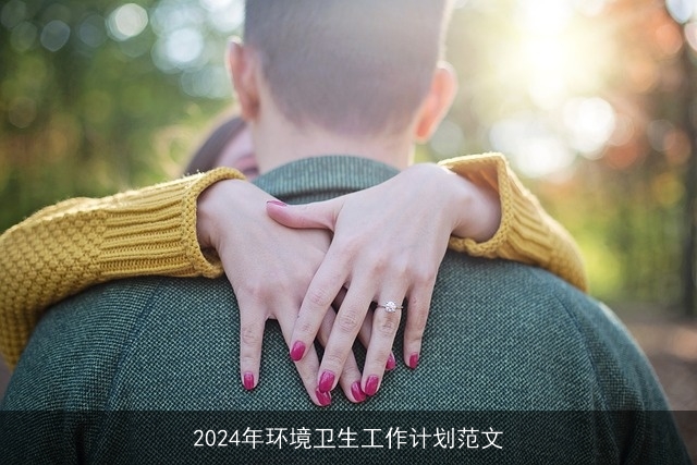 2024年环境卫生工作计划范文