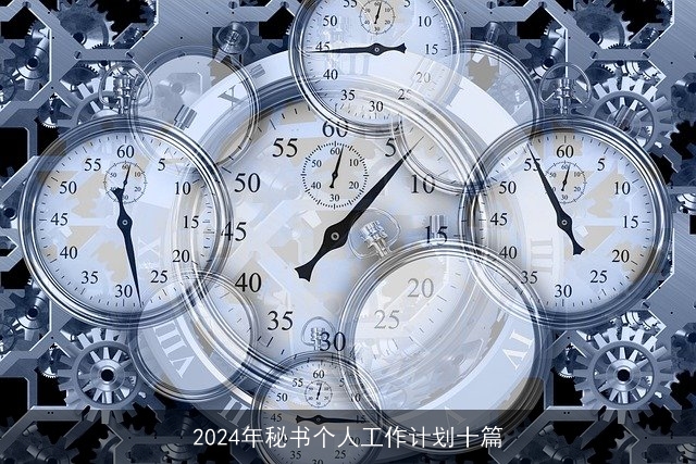 2024年秘书个人工作计划十篇