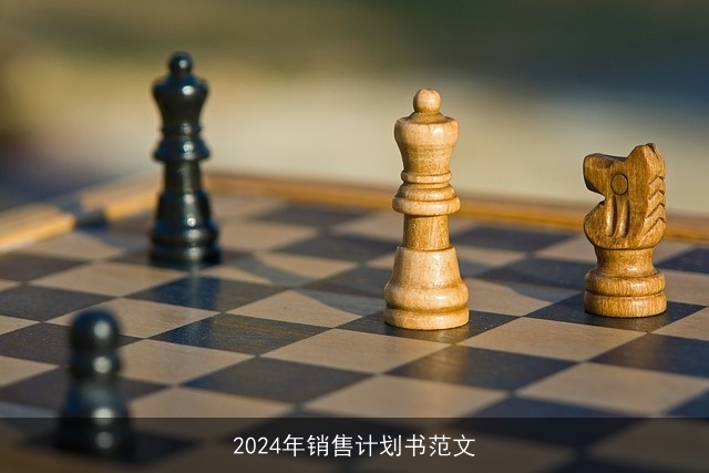 2024年销售计划书范文