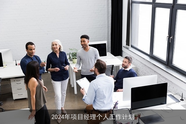 2024年项目经理个人工作计划