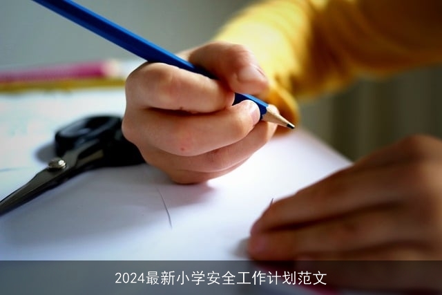 2024最新小学安全工作计划范文