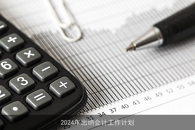 2024年出纳会计工作计划