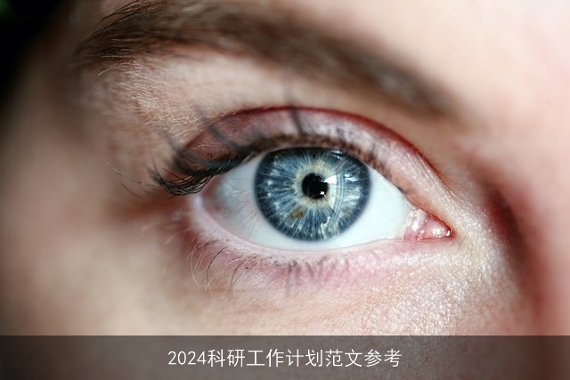 2024科研工作计划范文参考