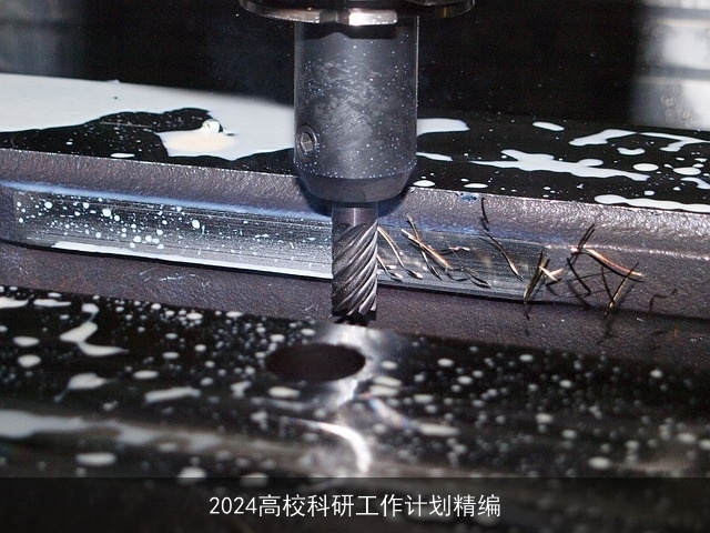 2024高校科研工作计划精编