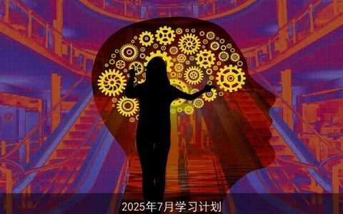 2025年7月学习计划