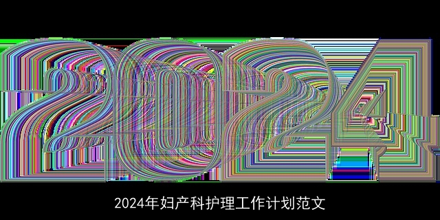 2024年妇产科护理工作计划范文