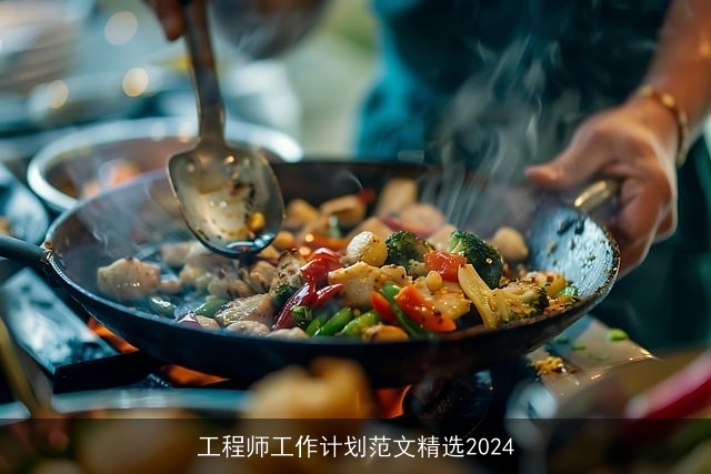 工程师工作计划范文精选2024