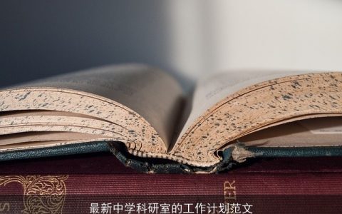 最新中学科研室的工作计划范文