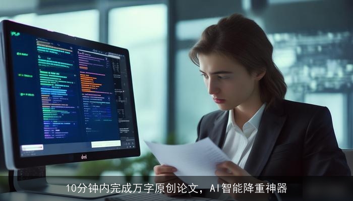 10分钟内完成万字原创论文，AI智能降重神器