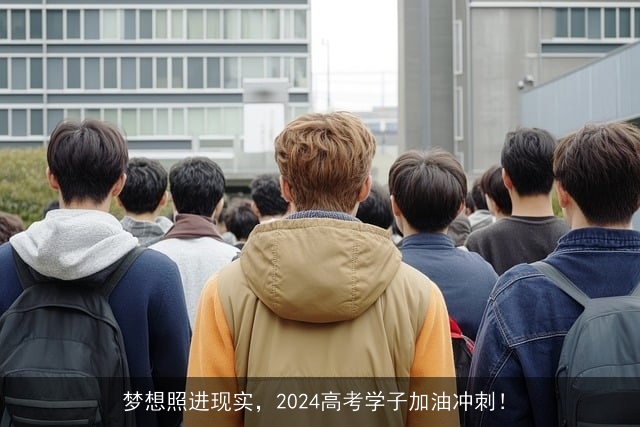 梦想照进现实，2024高考学子加油冲刺！