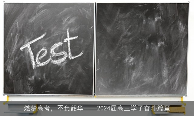 燃梦高考，不负韶华——2024届高三学子奋斗篇章