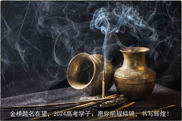 金榜题名在望，2024高考学子：愿你前程似锦，书写辉煌！