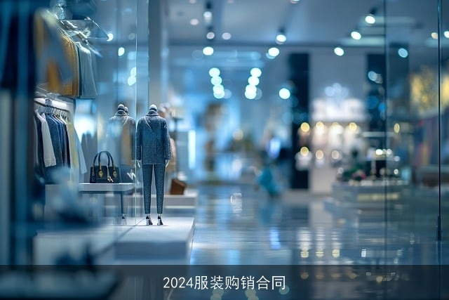 2024服装购销合同