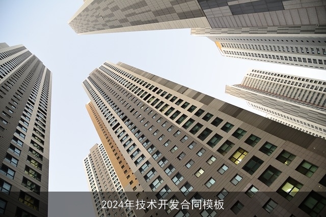 2024年技术开发合同模板