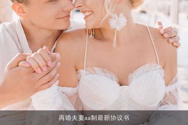 再婚夫妻aa制最新协议书