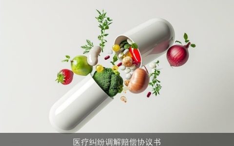 医疗纠纷调解赔偿协议书