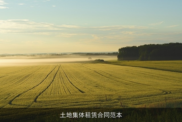 土地集体租赁合同范本