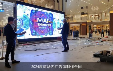 2024度商场内广告牌制作合同