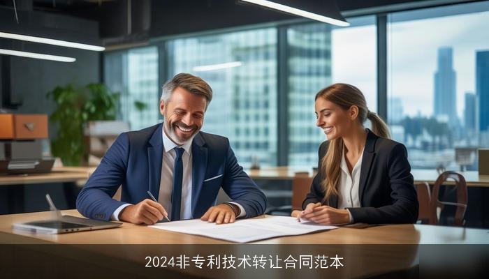 2024非专利技术转让合同范本