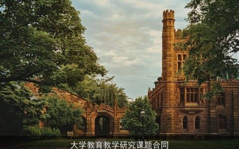 大学教育教学研究课题合同