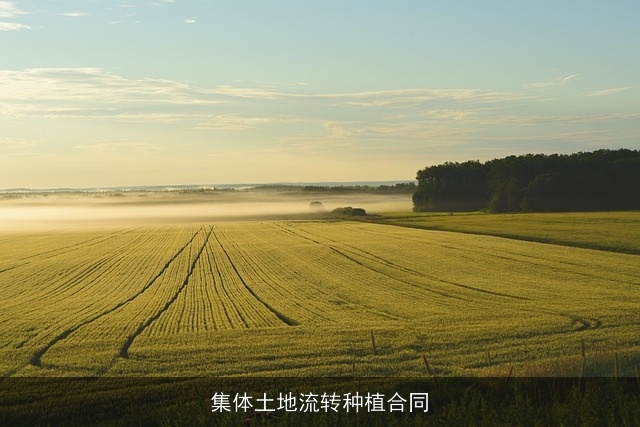 集体土地流转种植合同