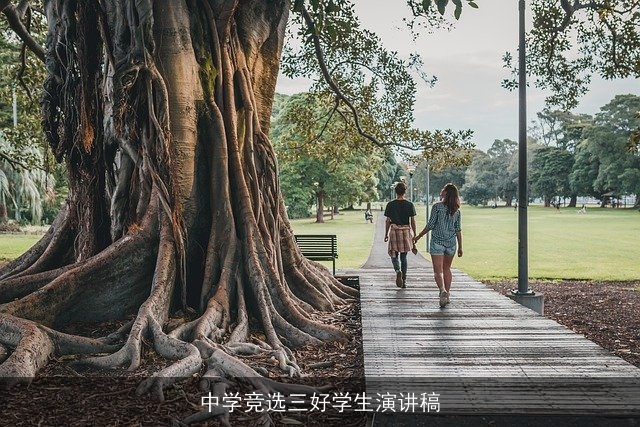 中学竞选三好学生演讲稿