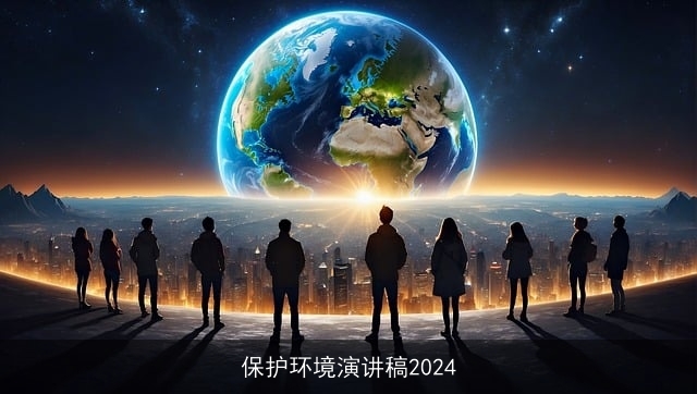 保护环境演讲稿2024