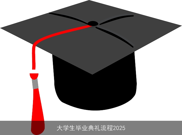 大学生毕业典礼流程2025