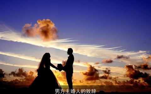 男方主婚人的致辞