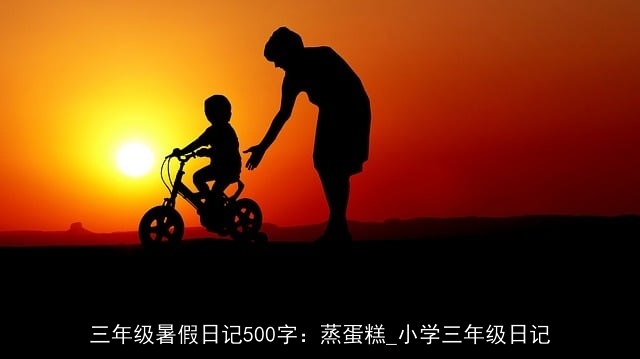 三年级暑假日记500字：蒸蛋糕_小学三年级日记