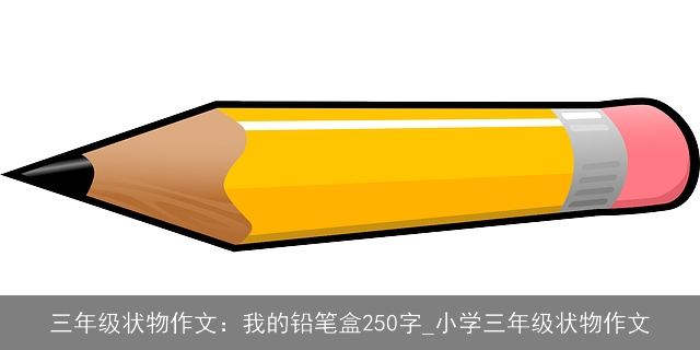 三年级状物作文：我的铅笔盒250字_小学三年级状物作文